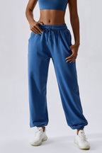 Jogger elastico con coulisse