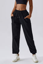 Jogger elastico con coulisse