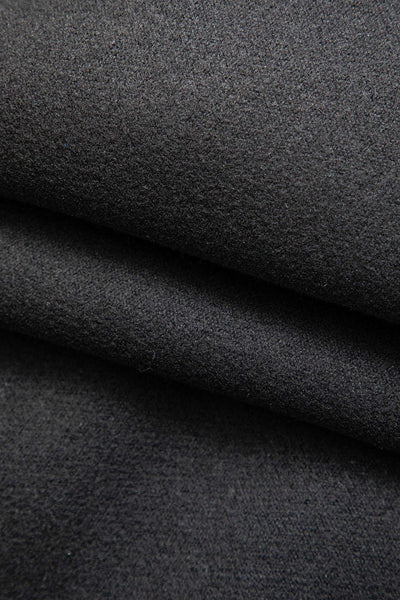 Contrast Trim Wool-blend Coat