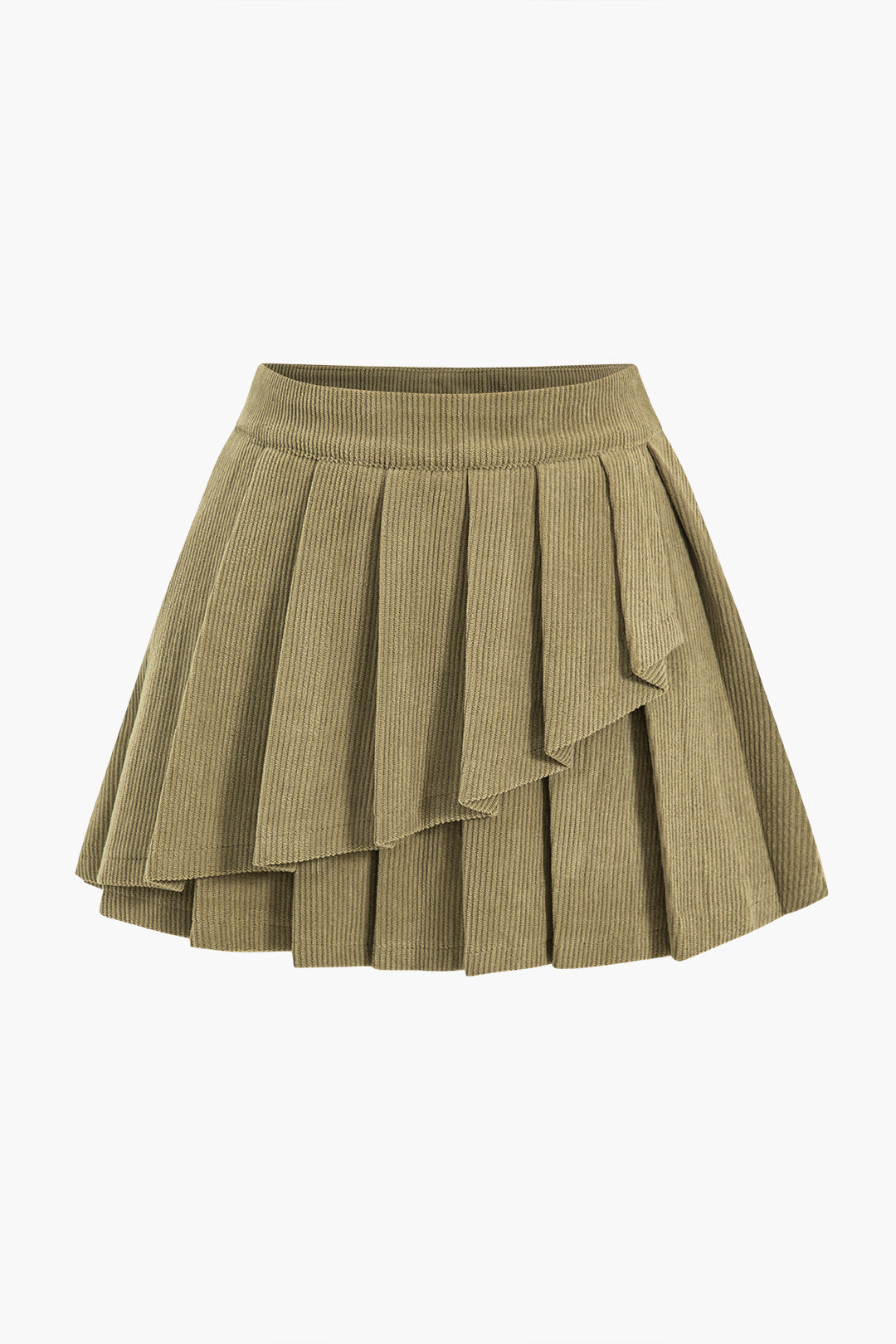 High Waist Corduroy Skirt