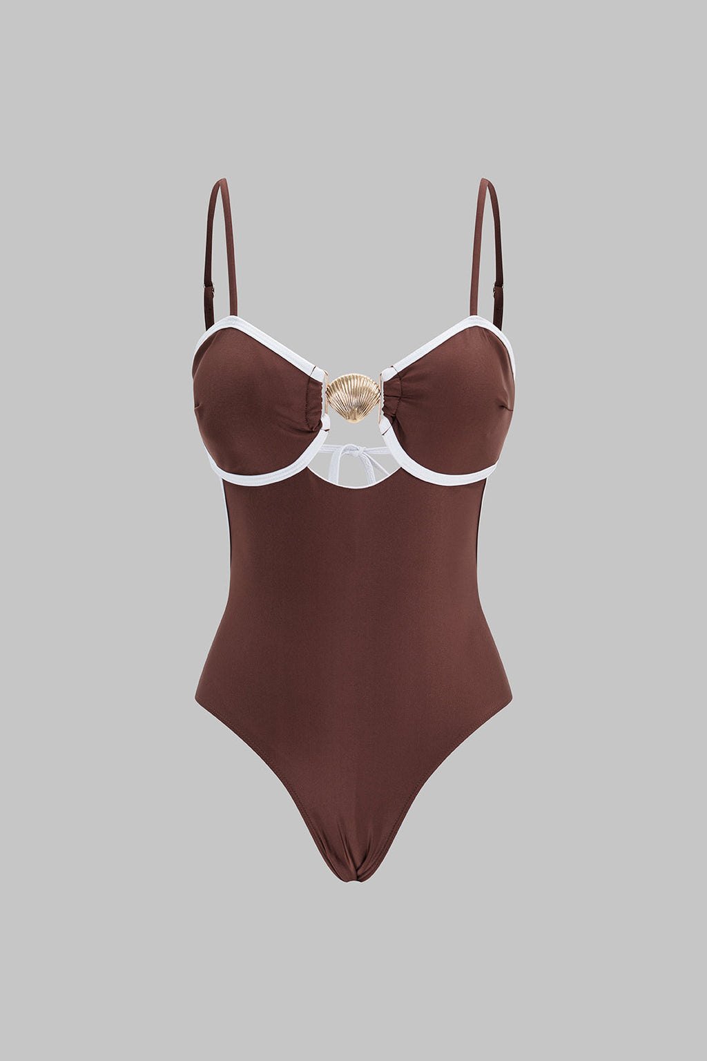Mocha Contrast Swimsuit