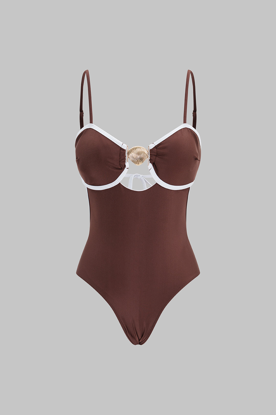 Mocha Contrast Swimsuit