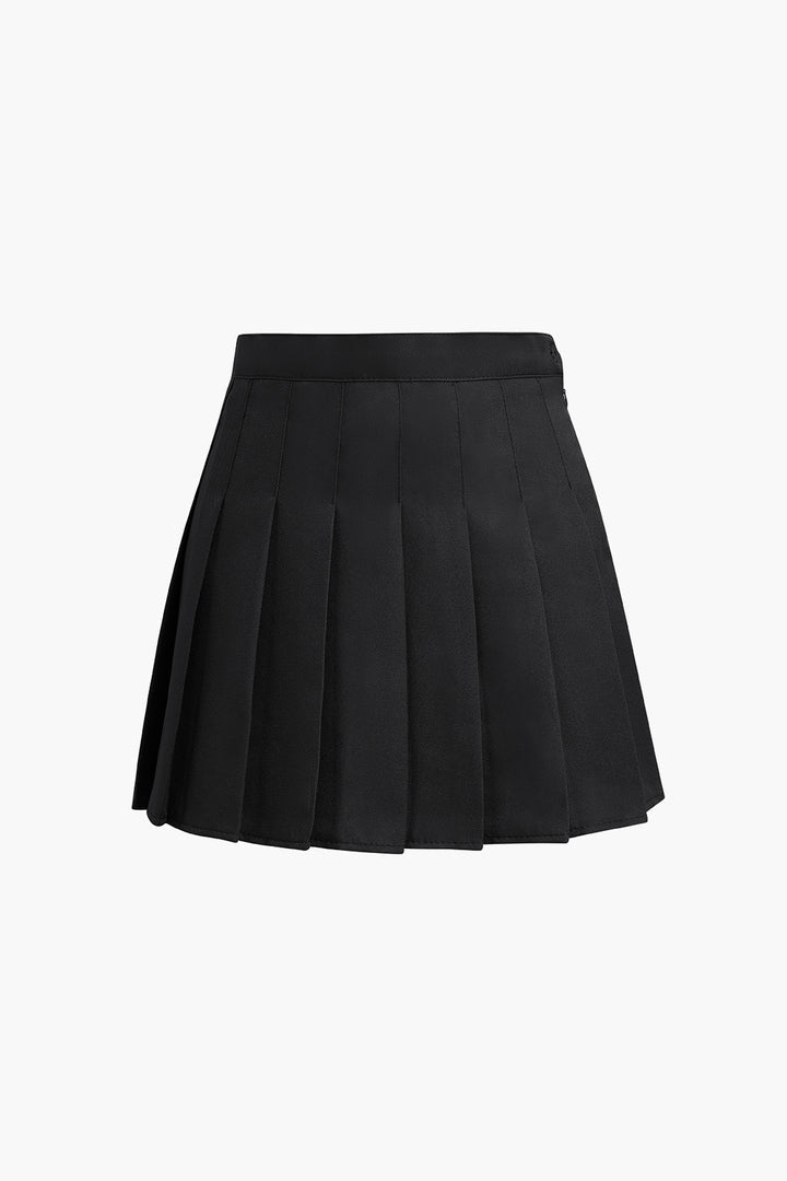 Pleated Mini Etek