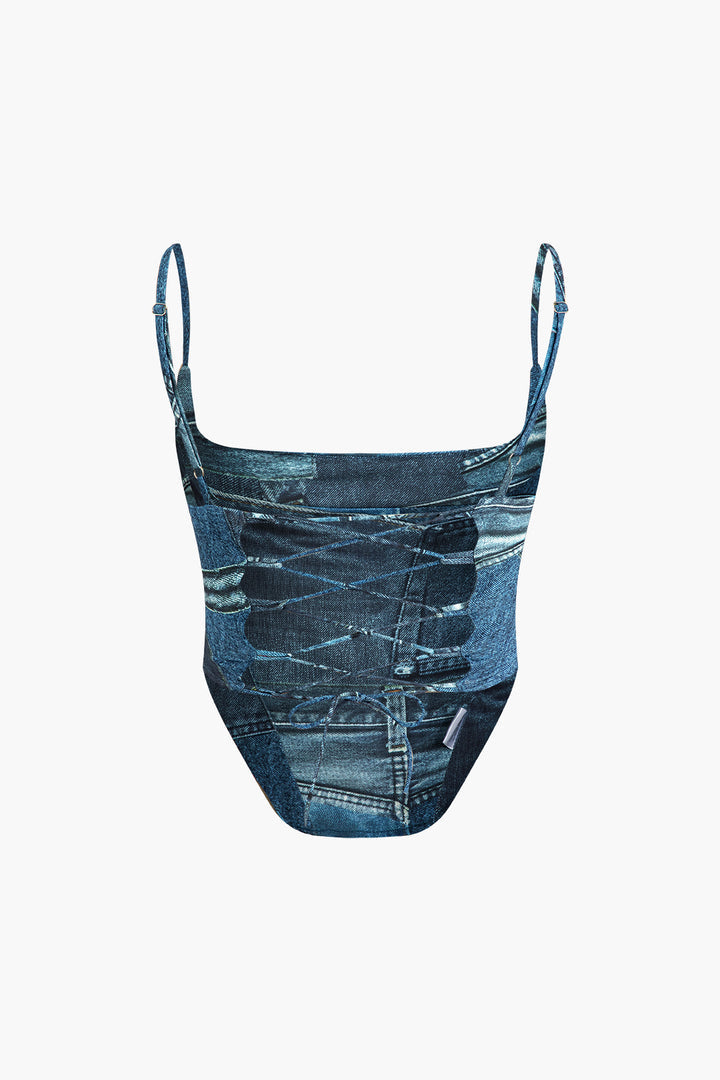 Denim Pattern Out Crop