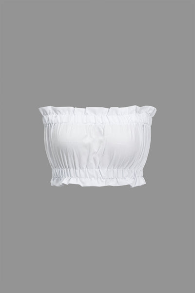 Breeze Ruffle Crop &amp; Palazzo Trouser Set