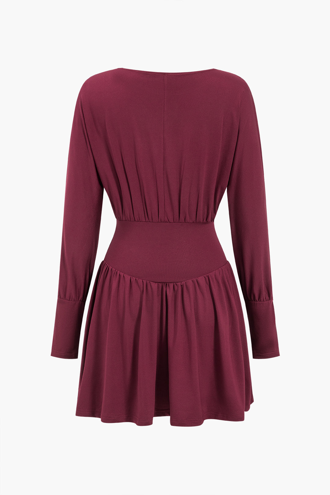 Long Sleeve Retro Mini Dress