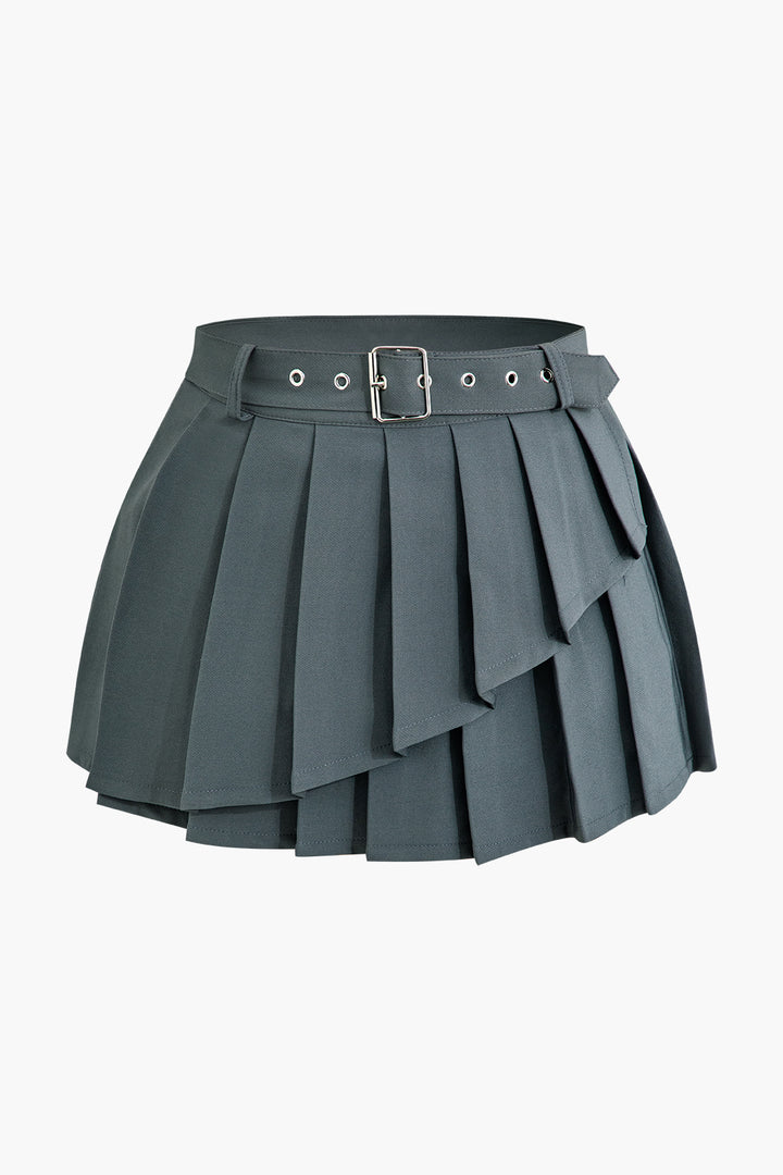 Buckle Layer Skirt