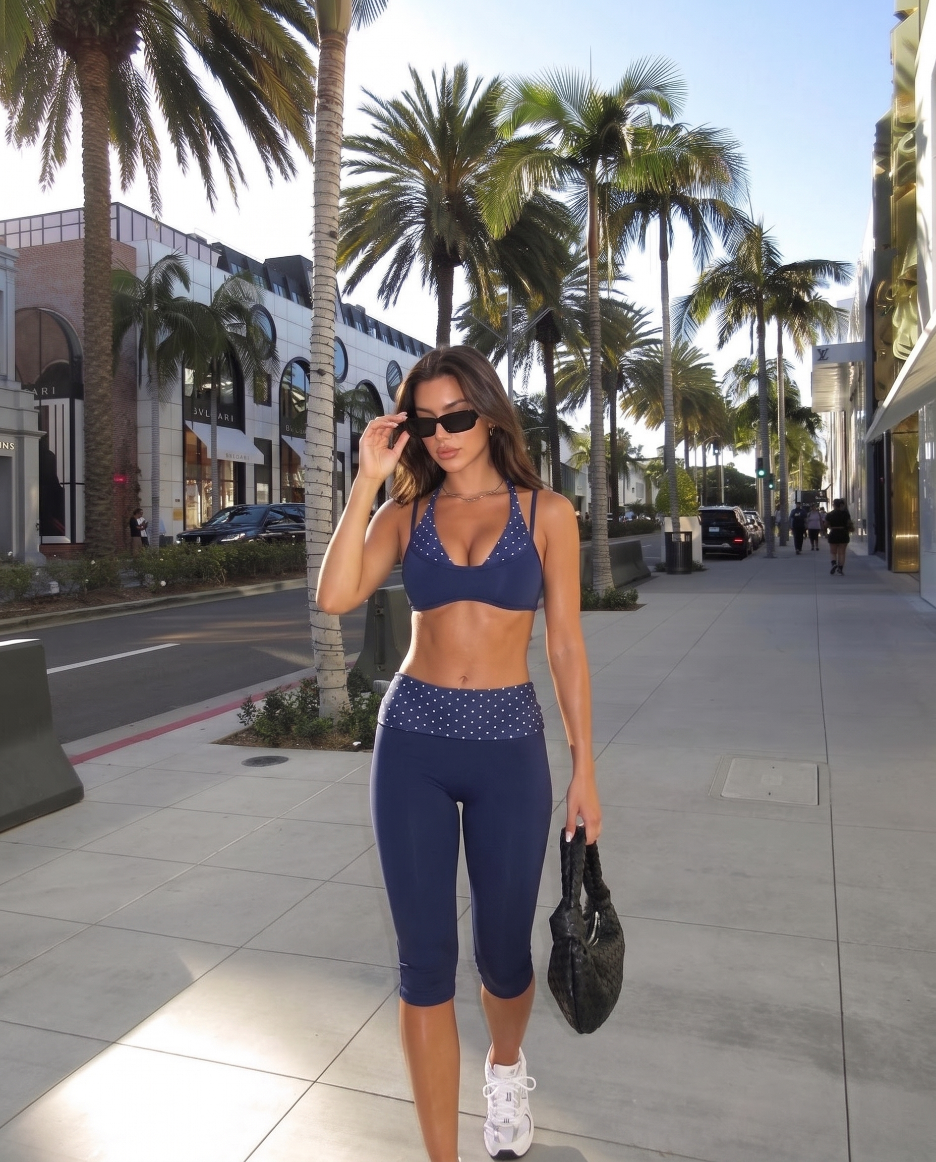 Poppy Fold Over Capri Leggings