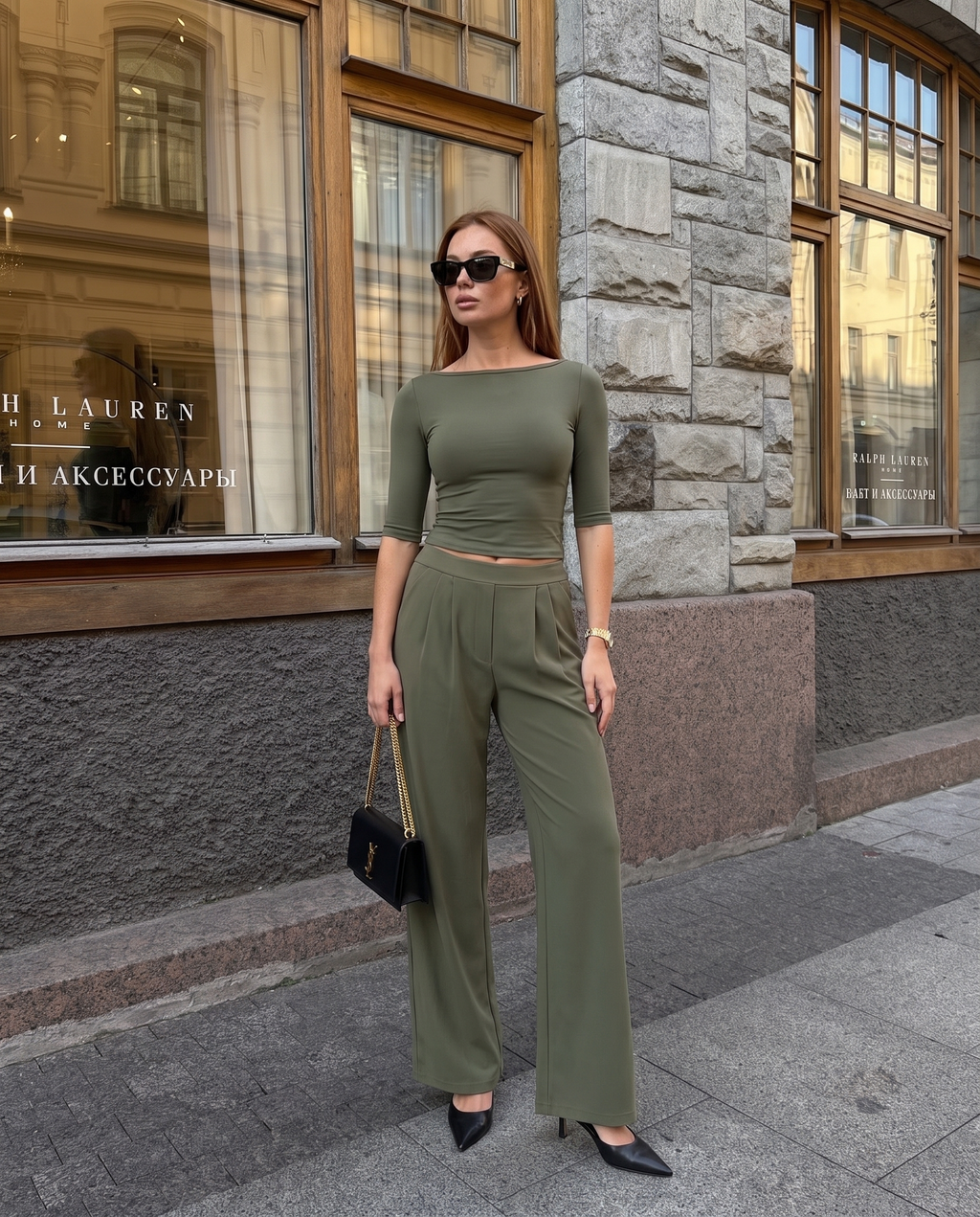 Nola Straight Leg Pant — Ebano