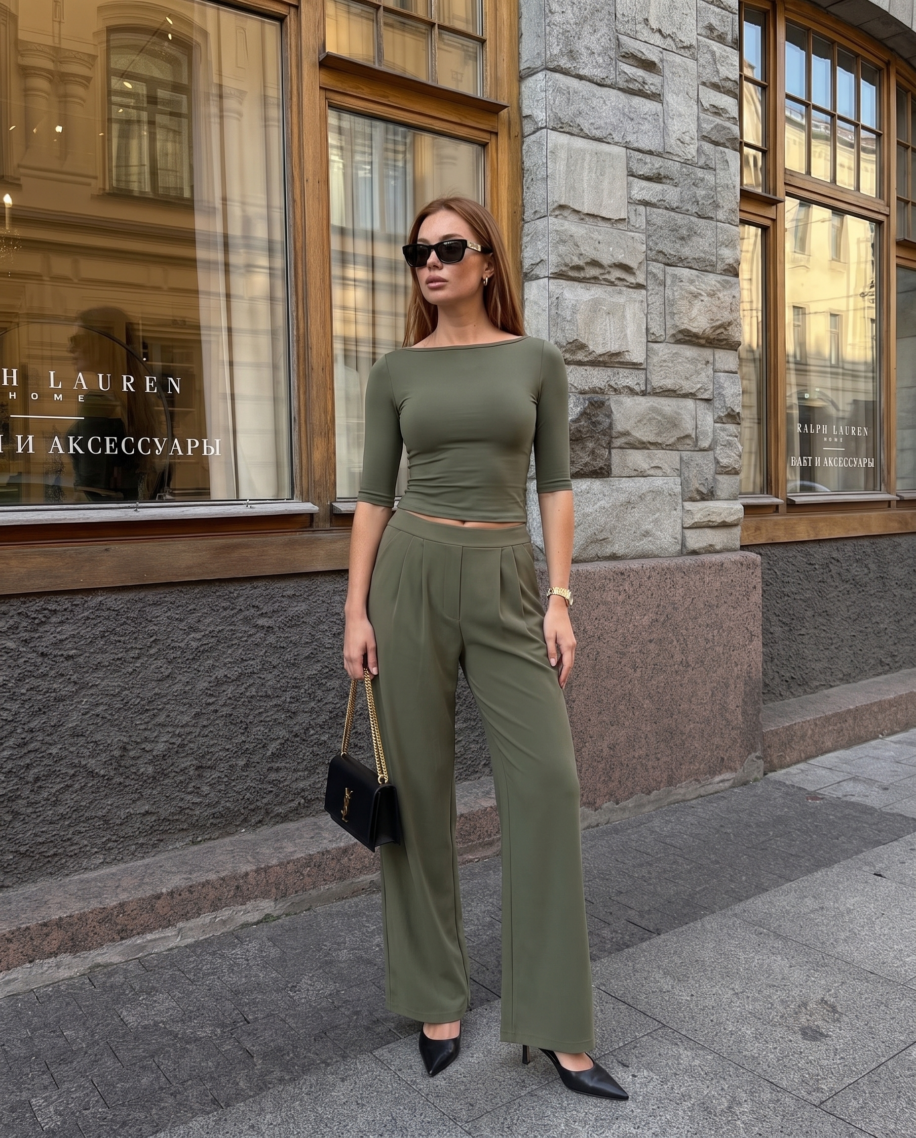 Nola Straight Leg Pant — Ebano