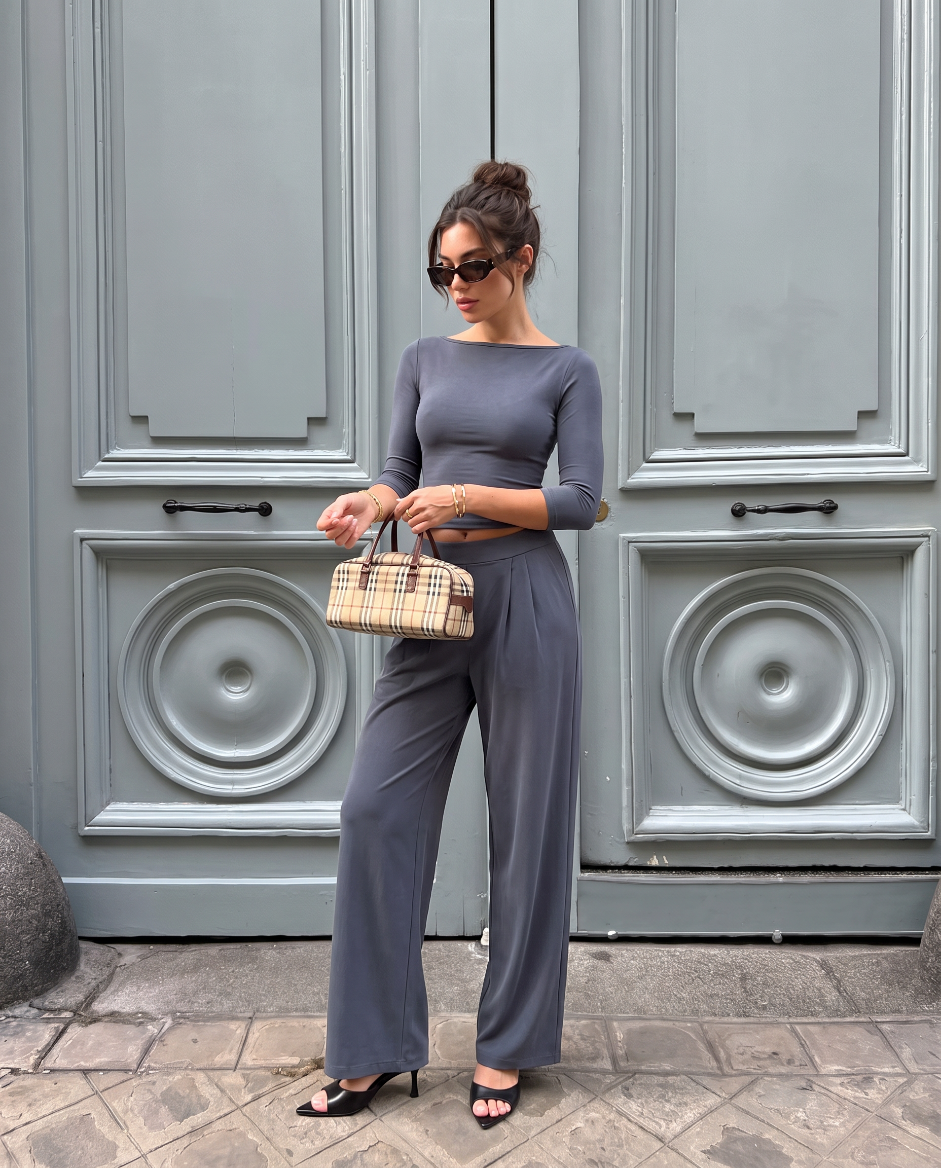 Nola Straight Leg Pant — Blu
