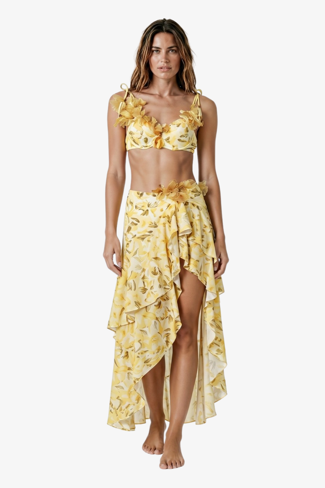 Solea Floral Bikini & Pareo Set
