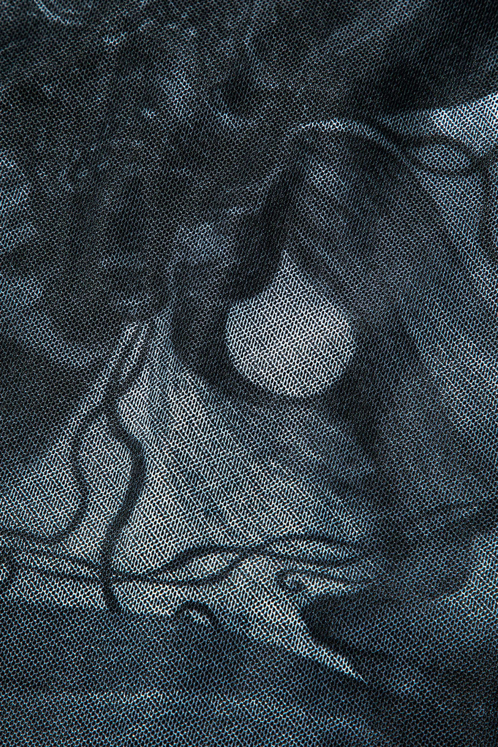 Baskılı File Mini Elbise 